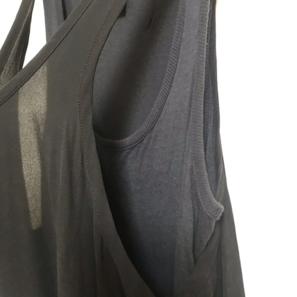 Marc Jacobs Silk Cotton Sleeveless Tunic Top Layer Flowy Minimalist Flowy Tank L - Picture 5 of 15